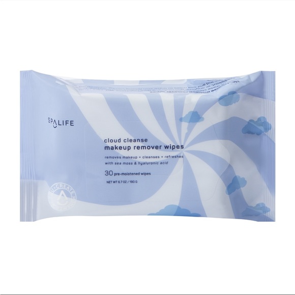 none Other - SpaLife “Cloud Cleanse” Makeup Remover Wipes with Sea Moss + Hyaluronic Acid